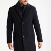 Pier One Classic Coat - Navy