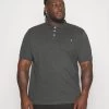 Pier One Tricolore Trim- Polo Shirt - Dark Grey