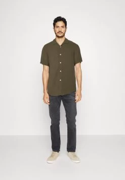 Pier One 2 Pack - Shirt - Olive/Black