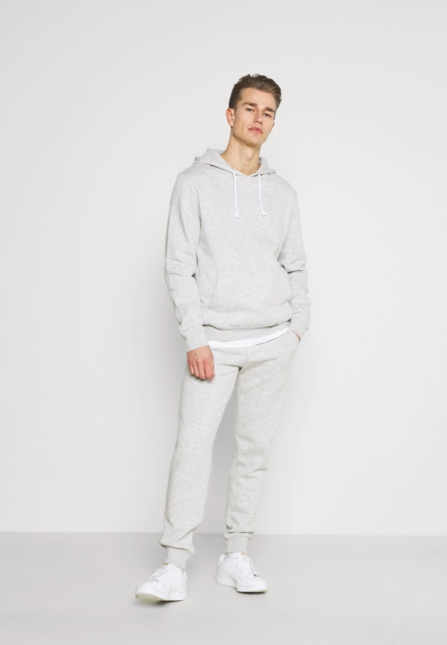 2 Pack - Tracksuit Bottoms - Mottled Light Grey/Mottled Dark Blue