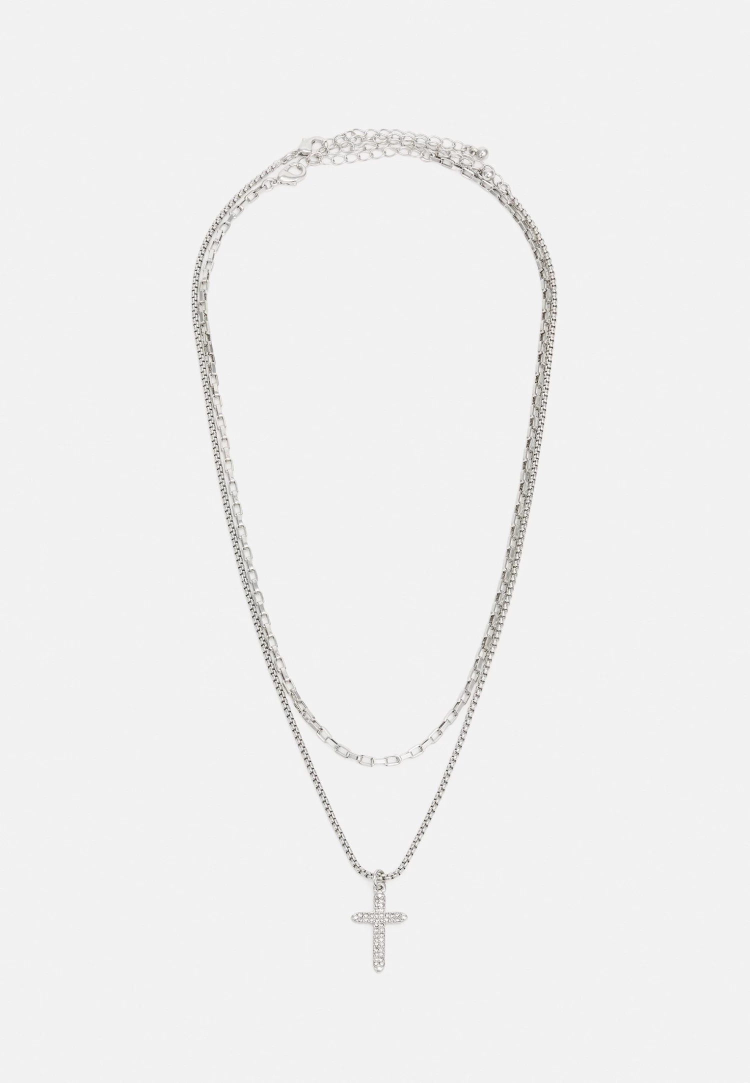 2 Pack - Necklace - Silver-Coloured