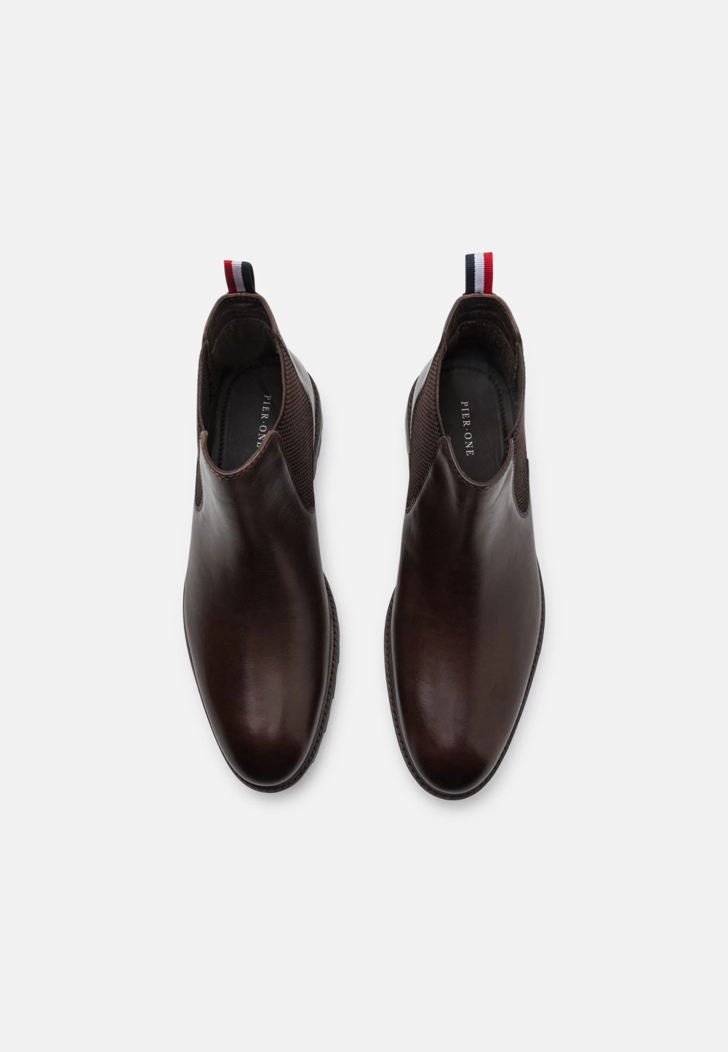 Leather - Classic Ankle Boots - Dark Brown