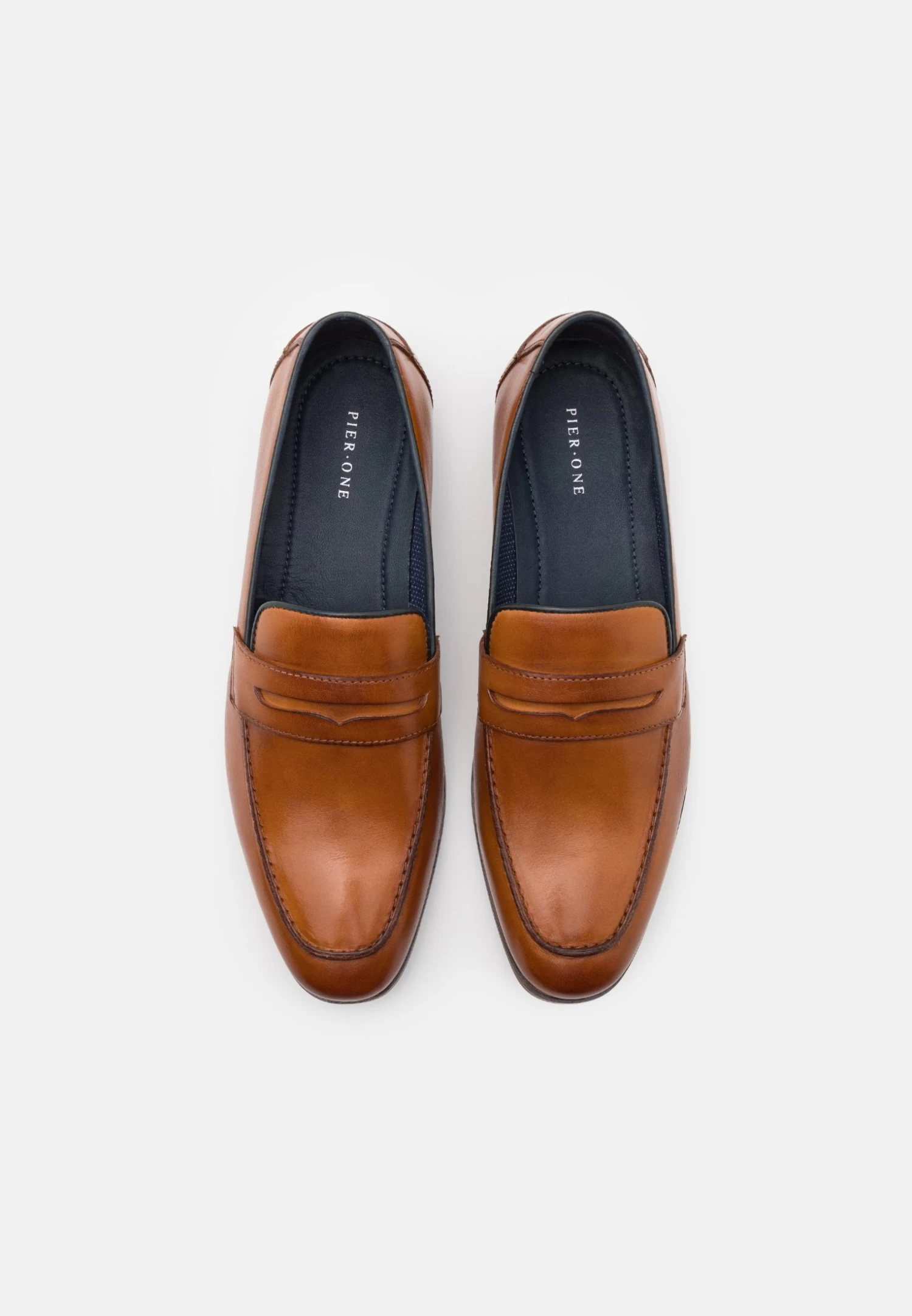Leather - Smart Slip-Ons - Camel