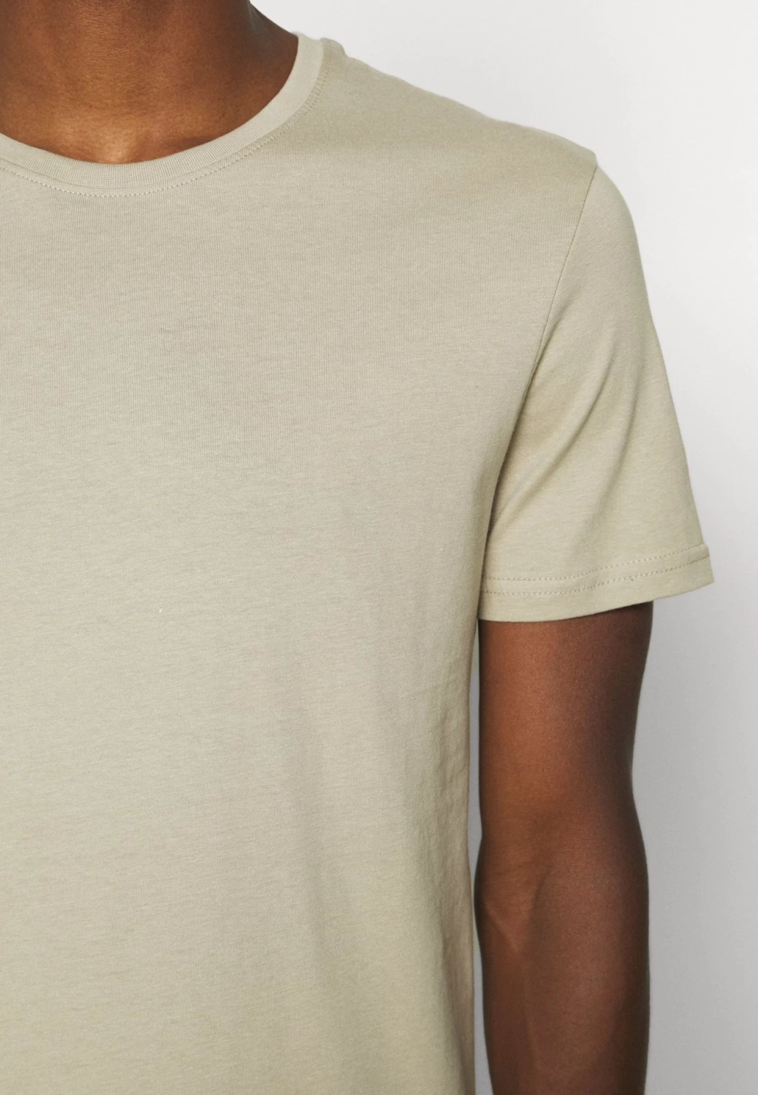 5 Pack - Basic T-Shirt - White/Dark Grey/Black