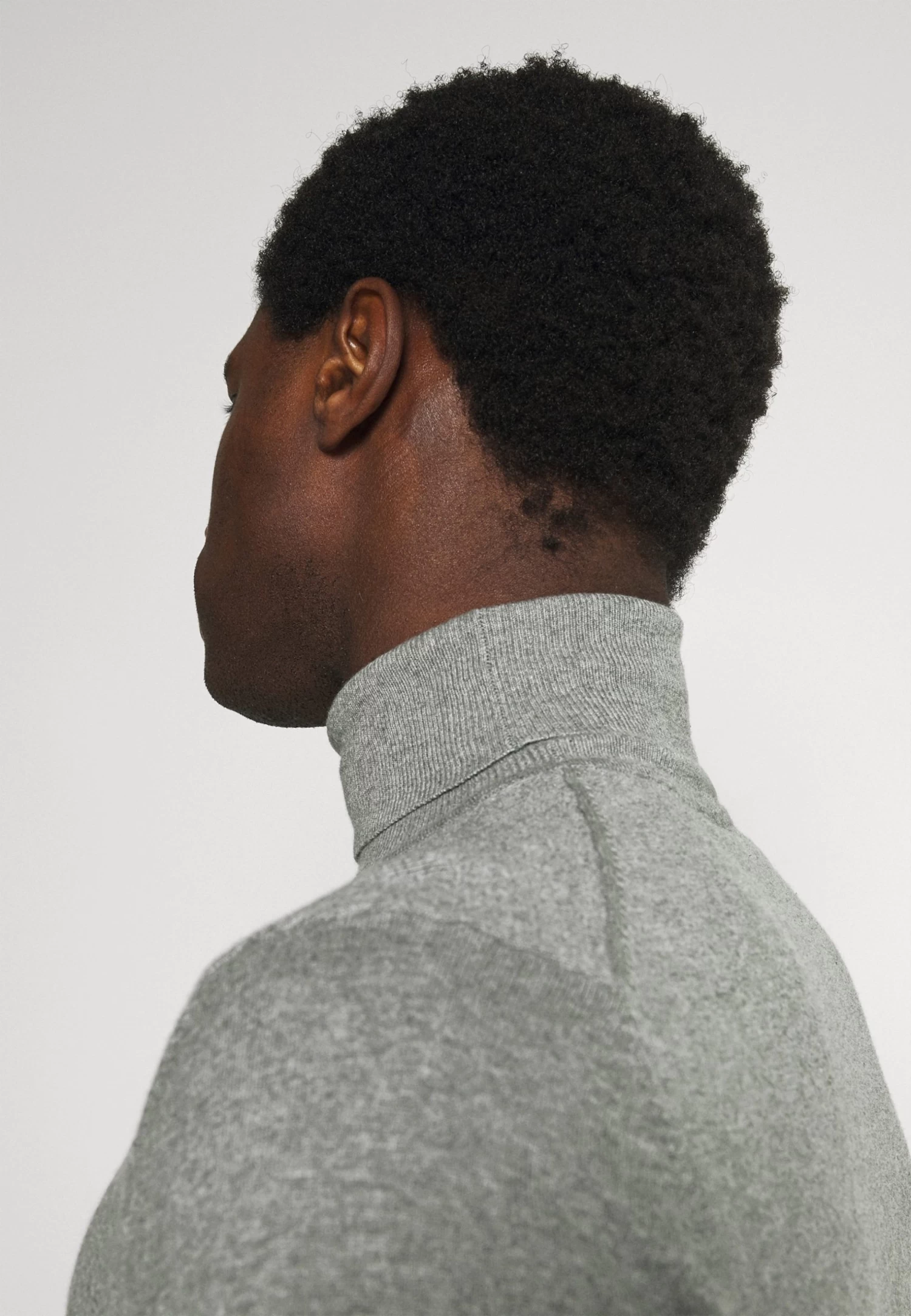 2 Pack - Basic Turtleneck - Jumper - Black/Mottled Light Grey