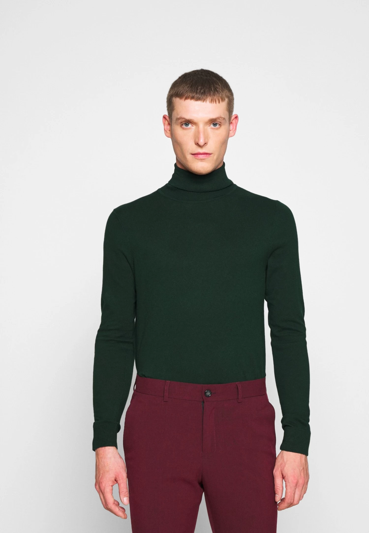 2 Pack - Basic Turtleneck - Jumper - Black/Dark Green