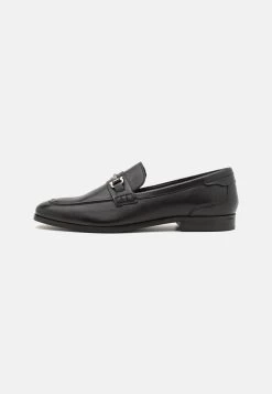 Pier One Leather - Slip-Ons - Black