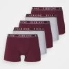 Pier One 5 Pack - Pants - Bordeaux/Mottled Grey