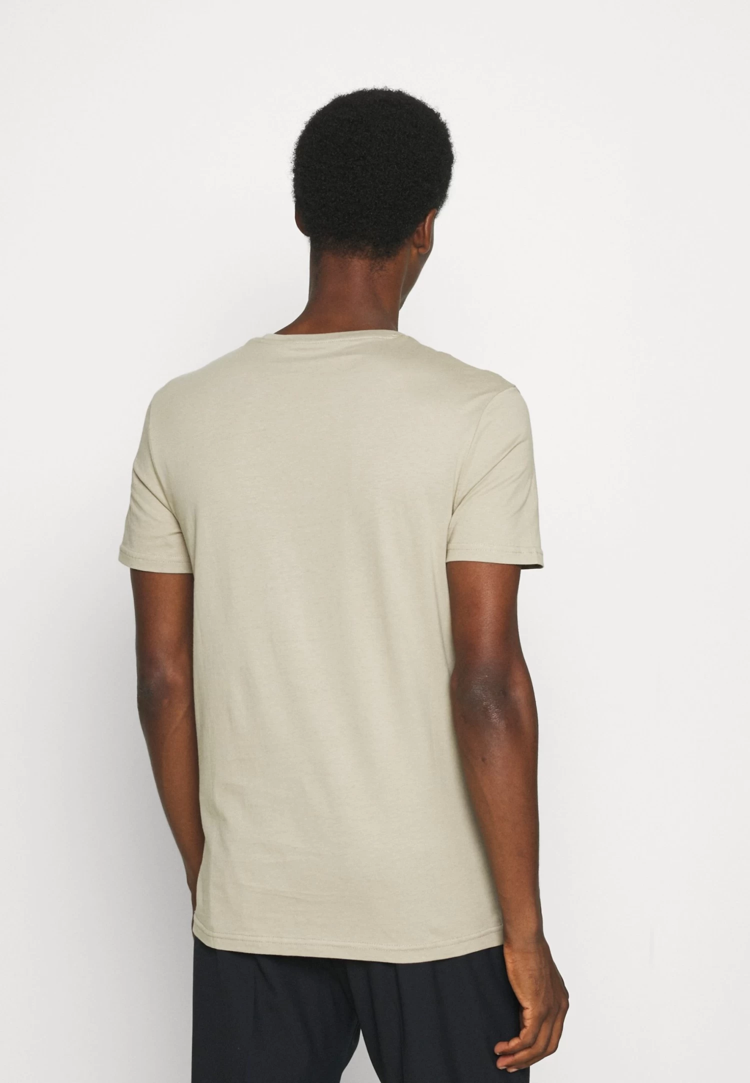 5 Pack - Basic T-Shirt - White/Dark Grey/Black