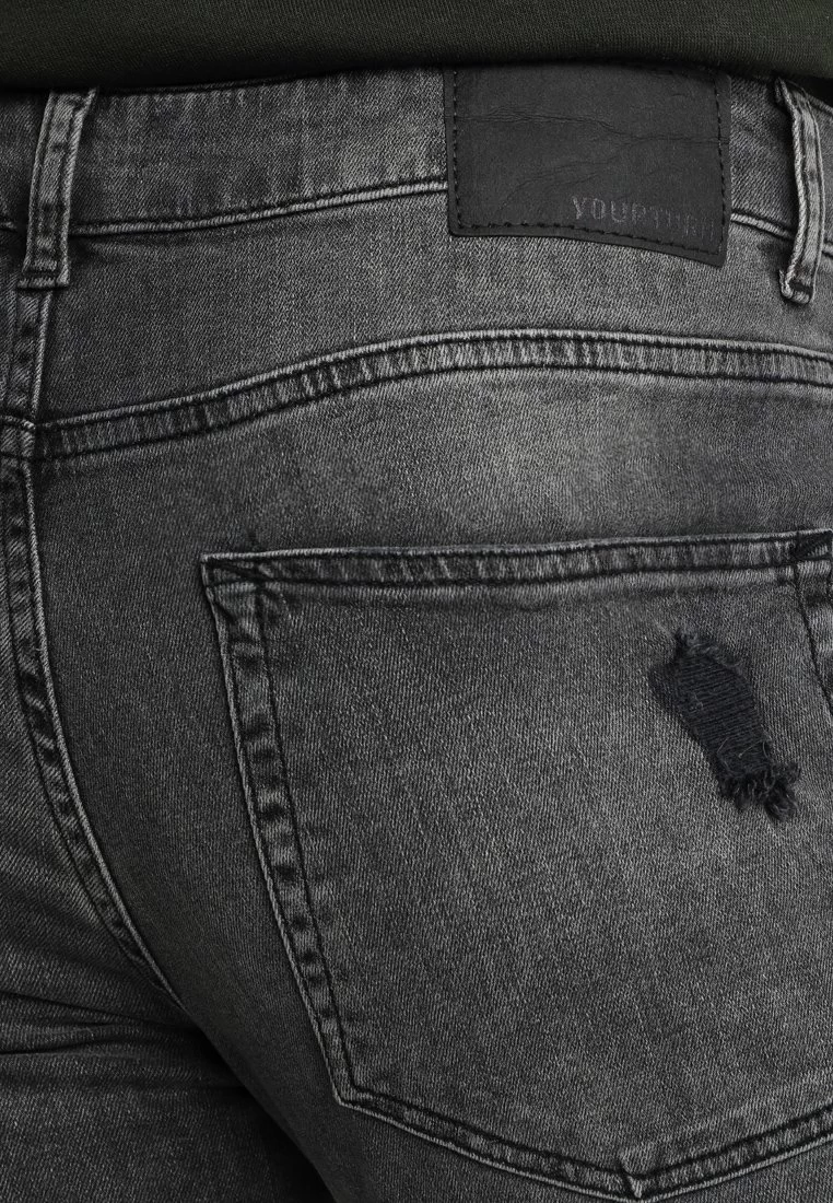 Jeans Skinny Fit - Black Denim