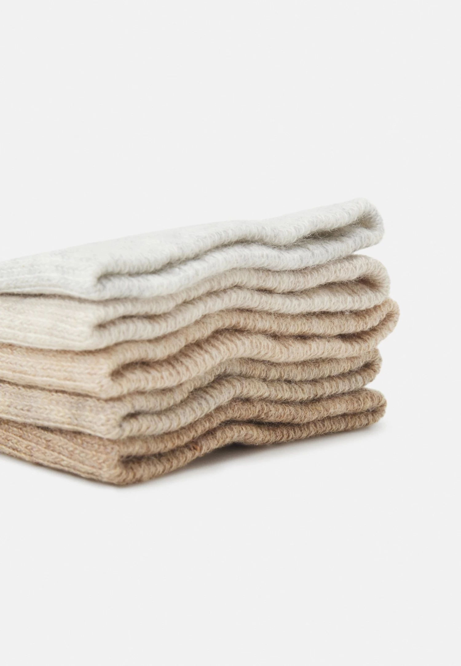 5Pack - Socks - Off-White/Beige/Tan