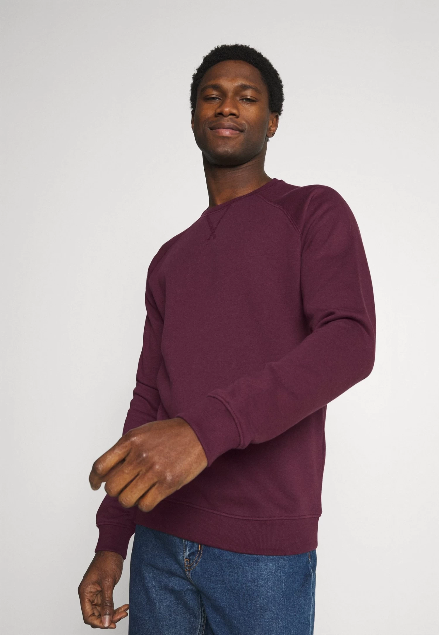 3 Pack - Sweatshirt - Bordeaux/Black/Grey