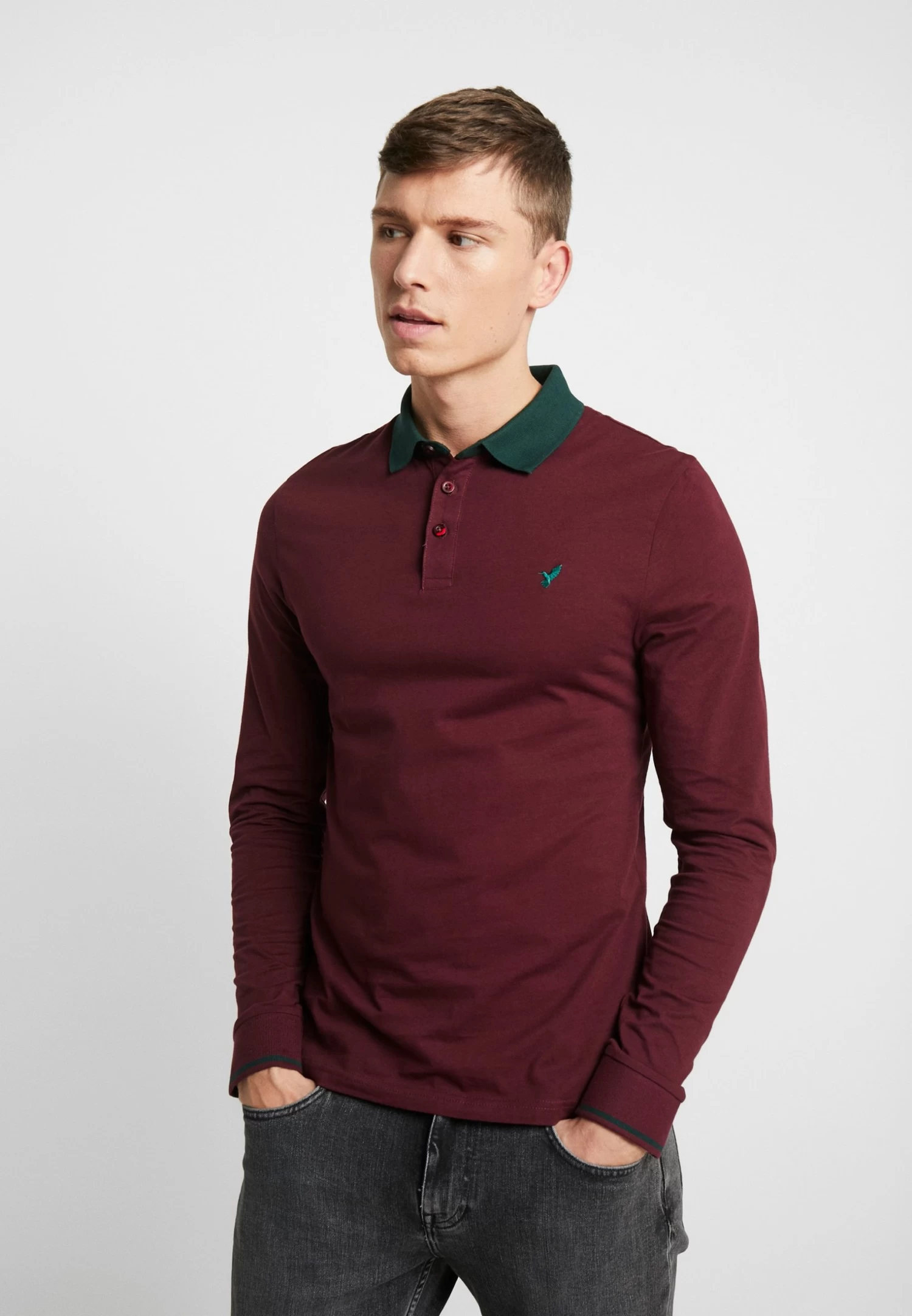 Muscle Fit - Polo Shirt - Bordeaux