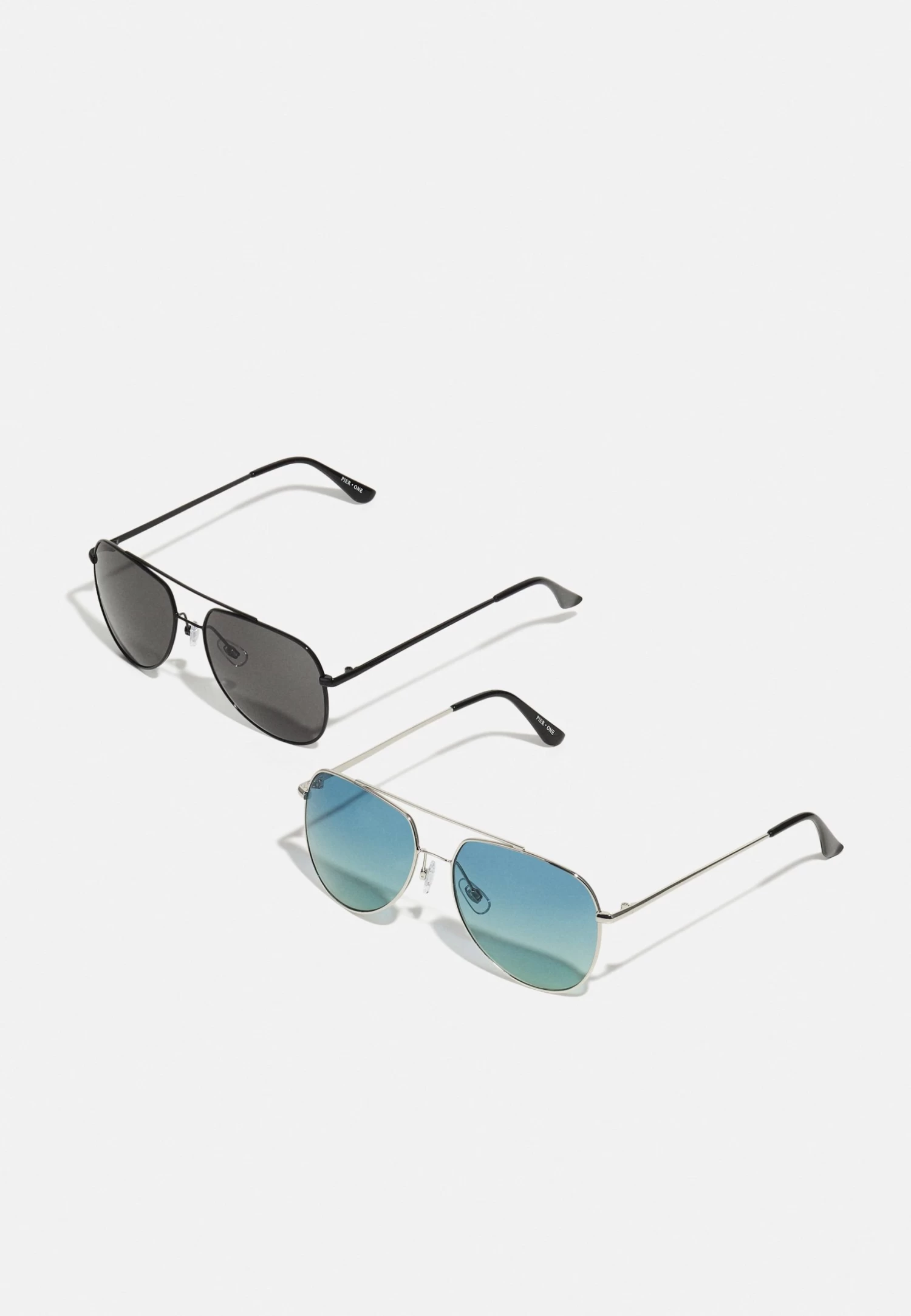 2 Pack - Sunglasses - Black/Blue
