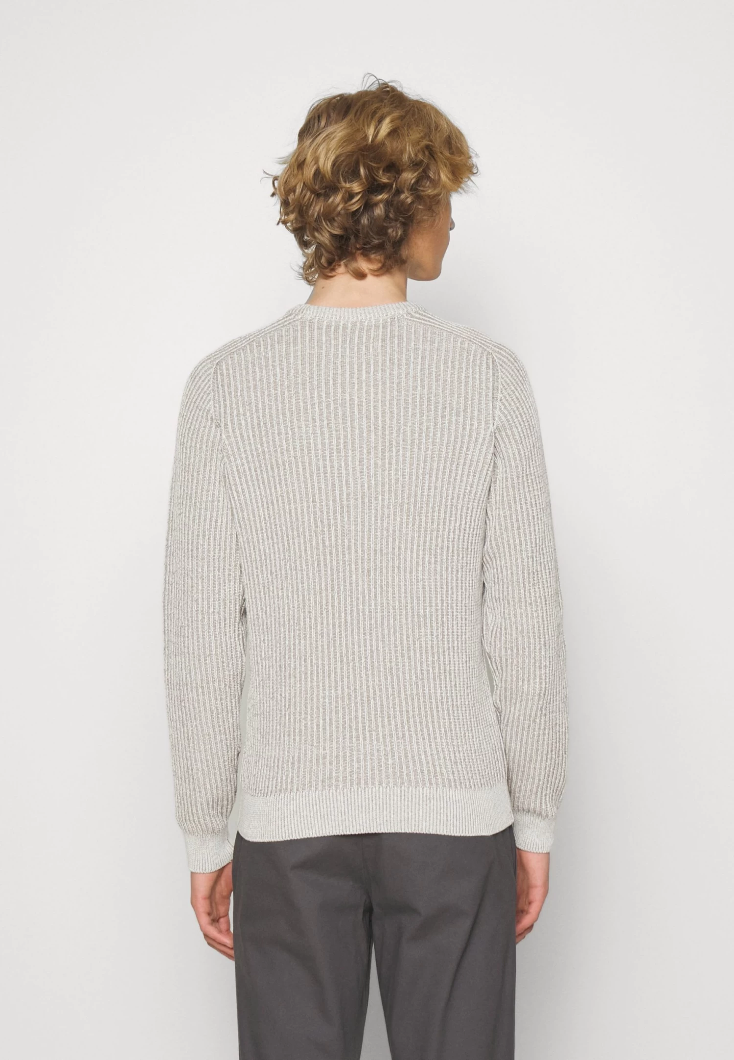 Jumper - Mottled Light Grey