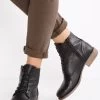 Pier One Lace-Up Ankle Boots - Black