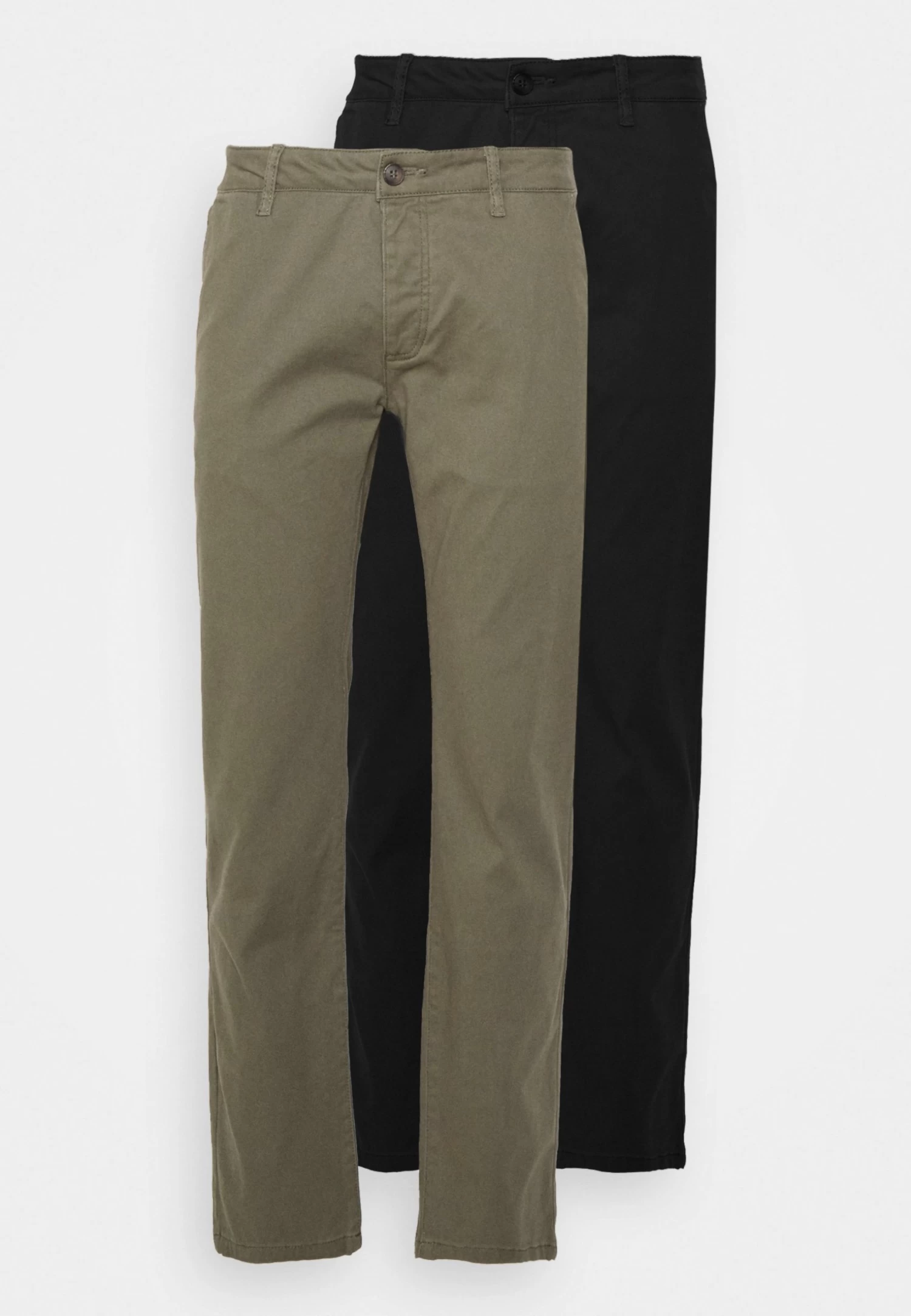 2 Pack - Chinos - Black/Olive