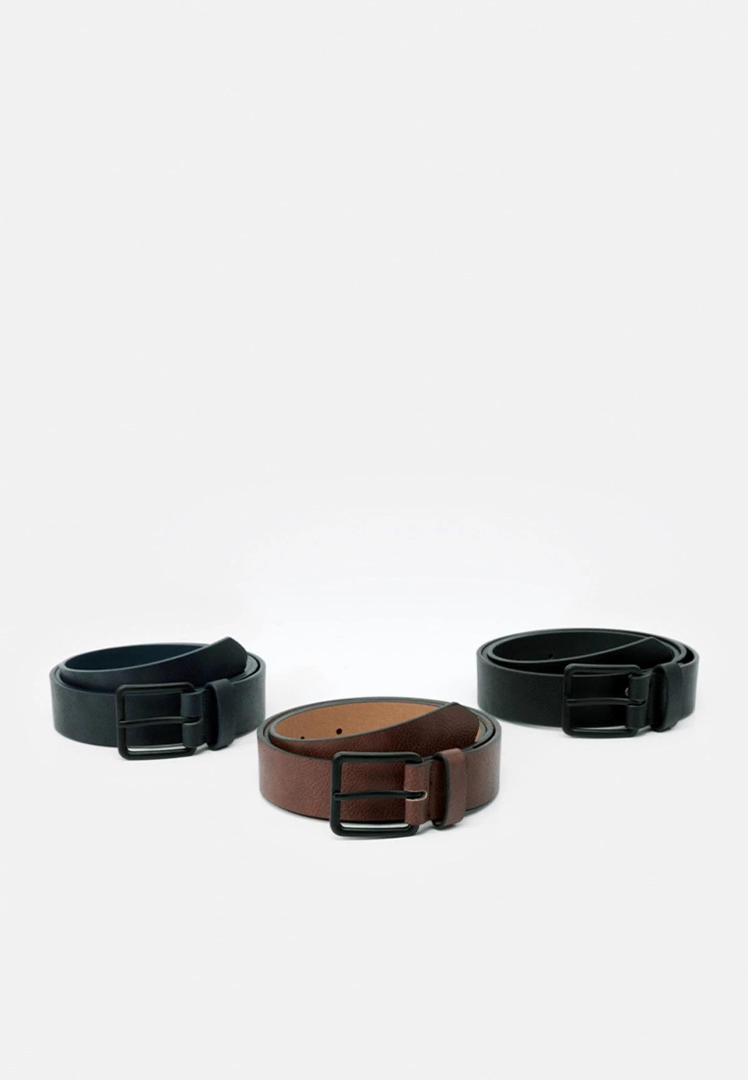 3 Pack - Belt - Black - 802_Brown - 702_Dark Blue - 503