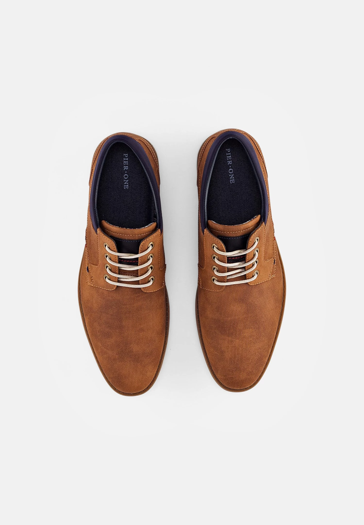 Casual Lace-Ups - Tan