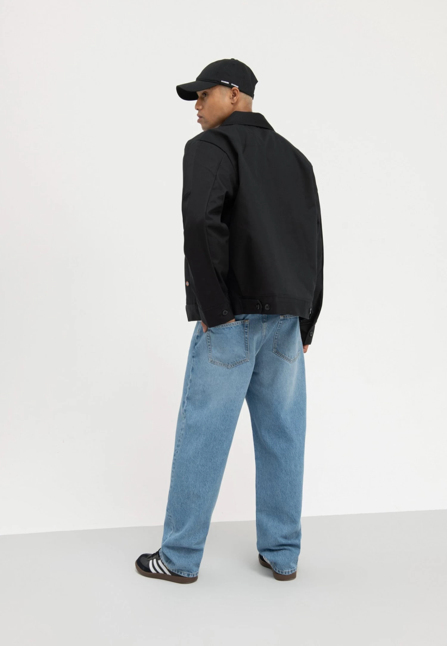 Relaxed Fit Jeans - Dark Blue Denim