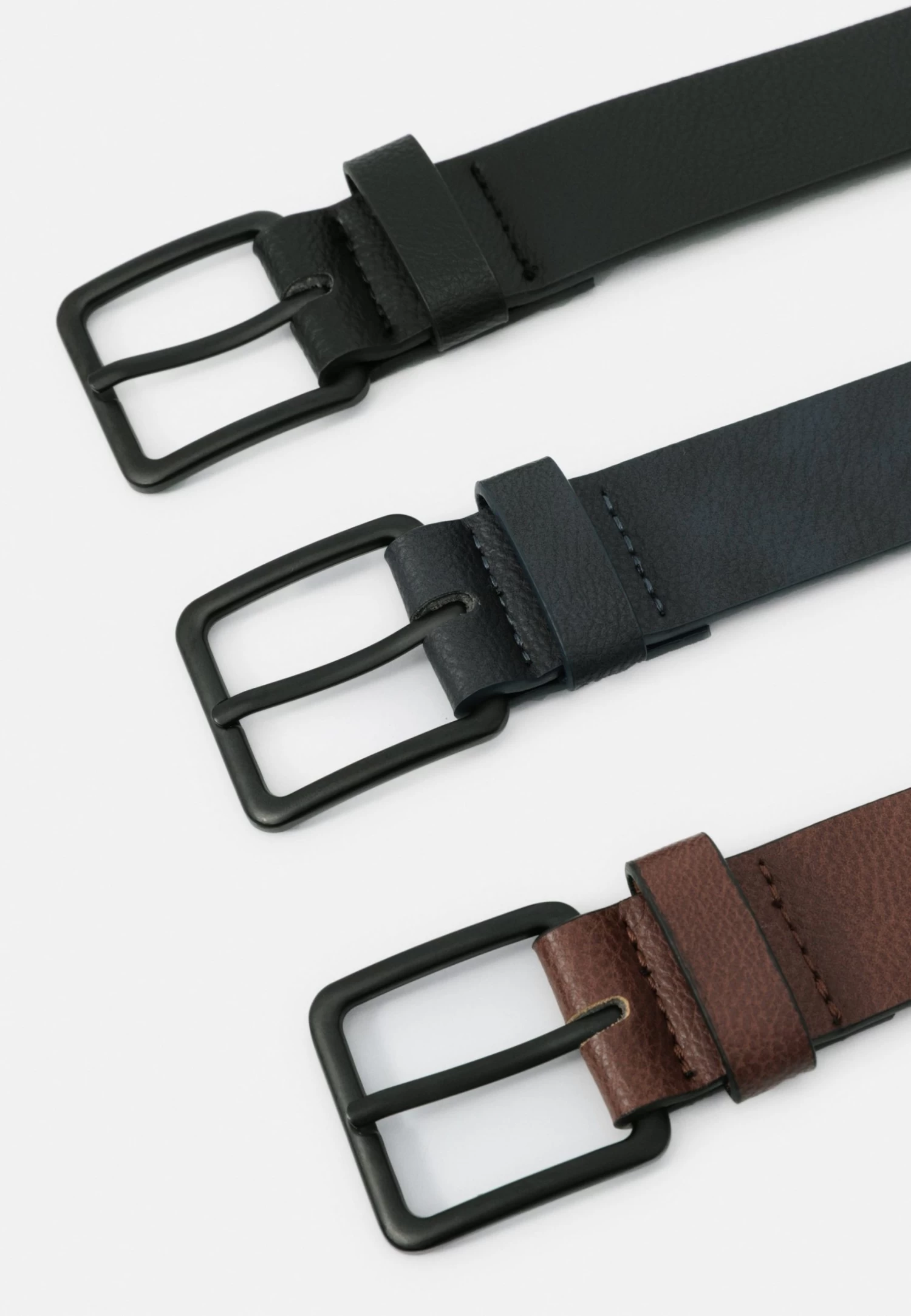 3 Pack - Belt - Black - 802_Brown - 702_Dark Blue - 503