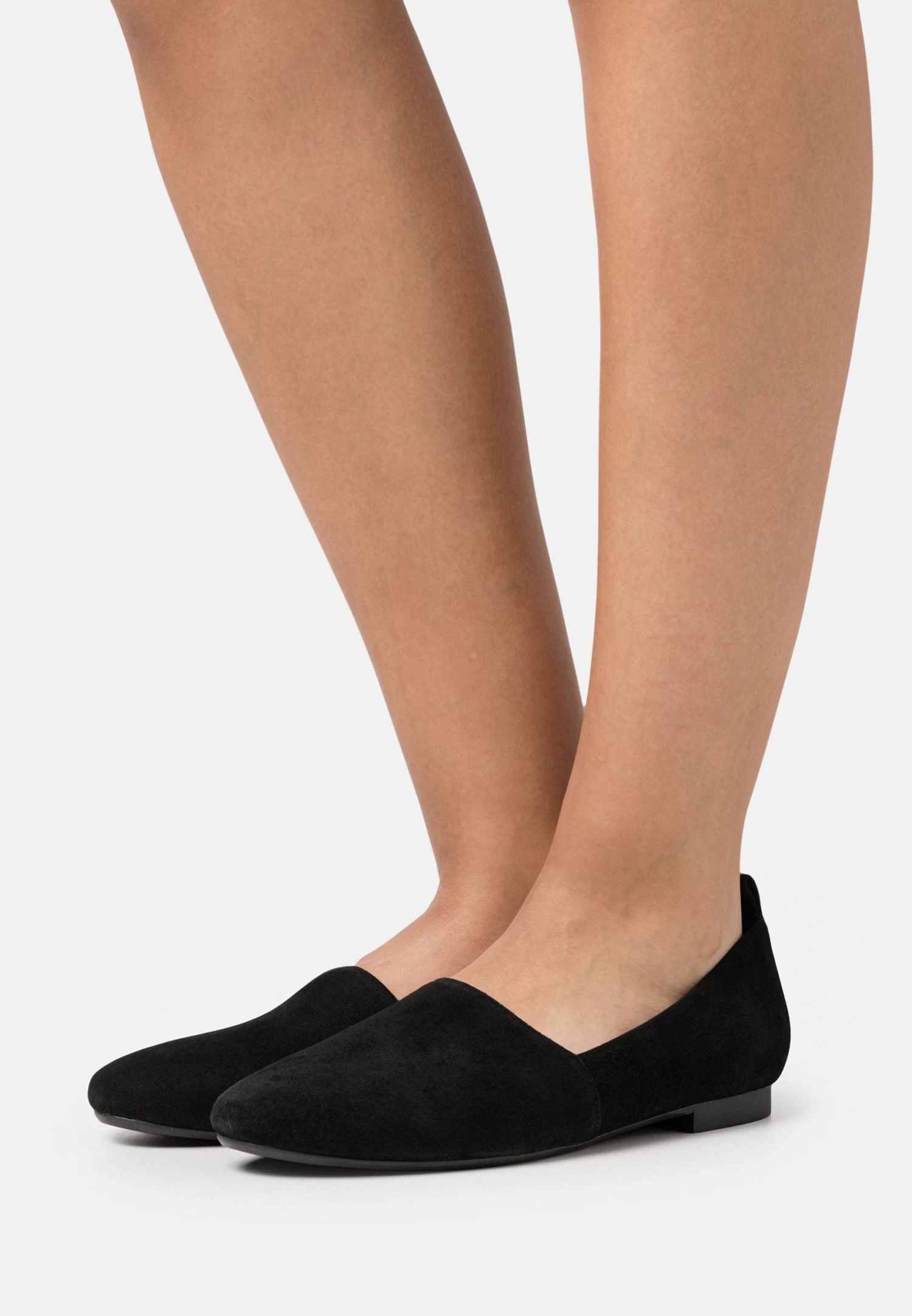 Leather- Slip-Ons - Black