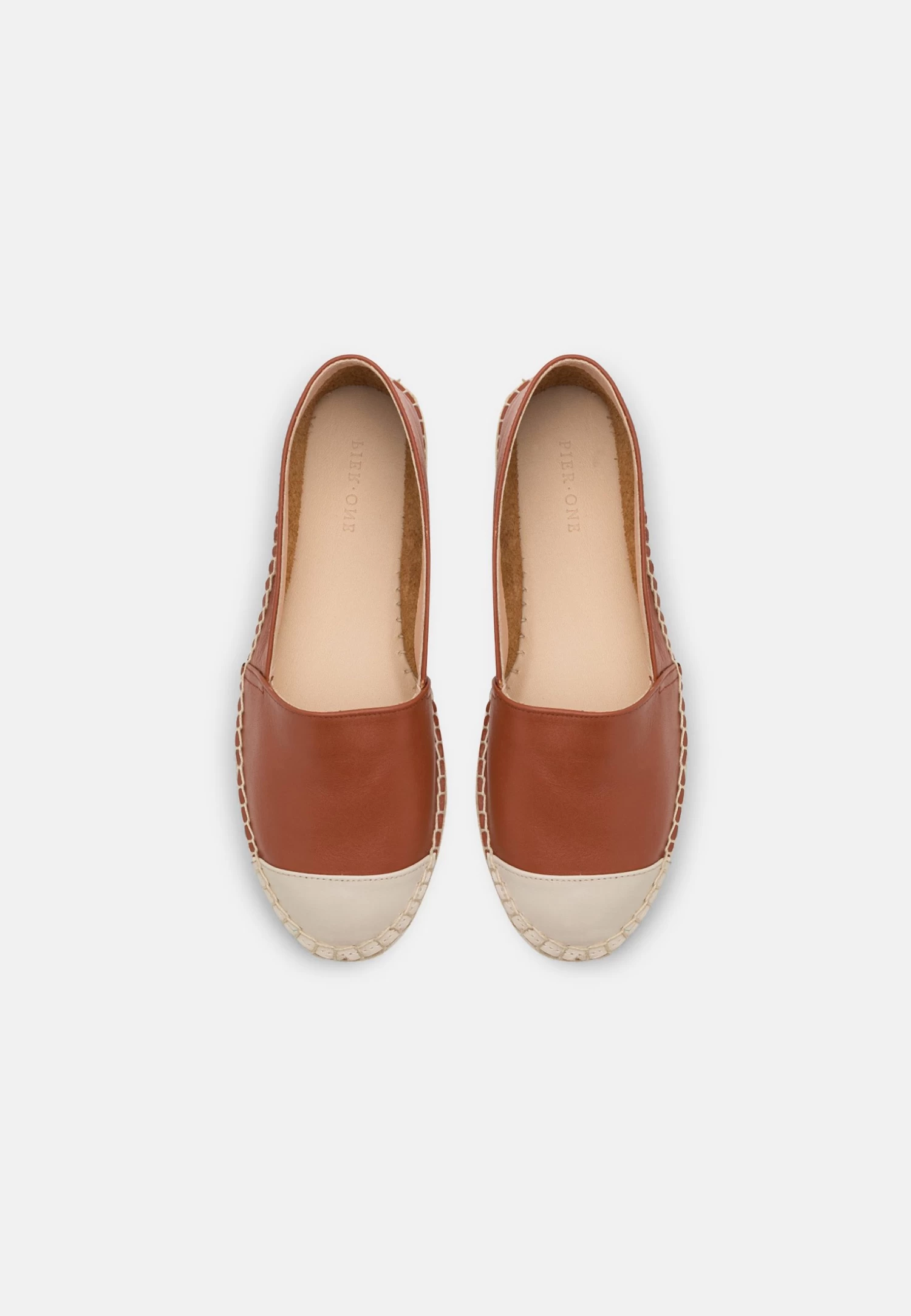 Leather- Slip-Ons - Cognac