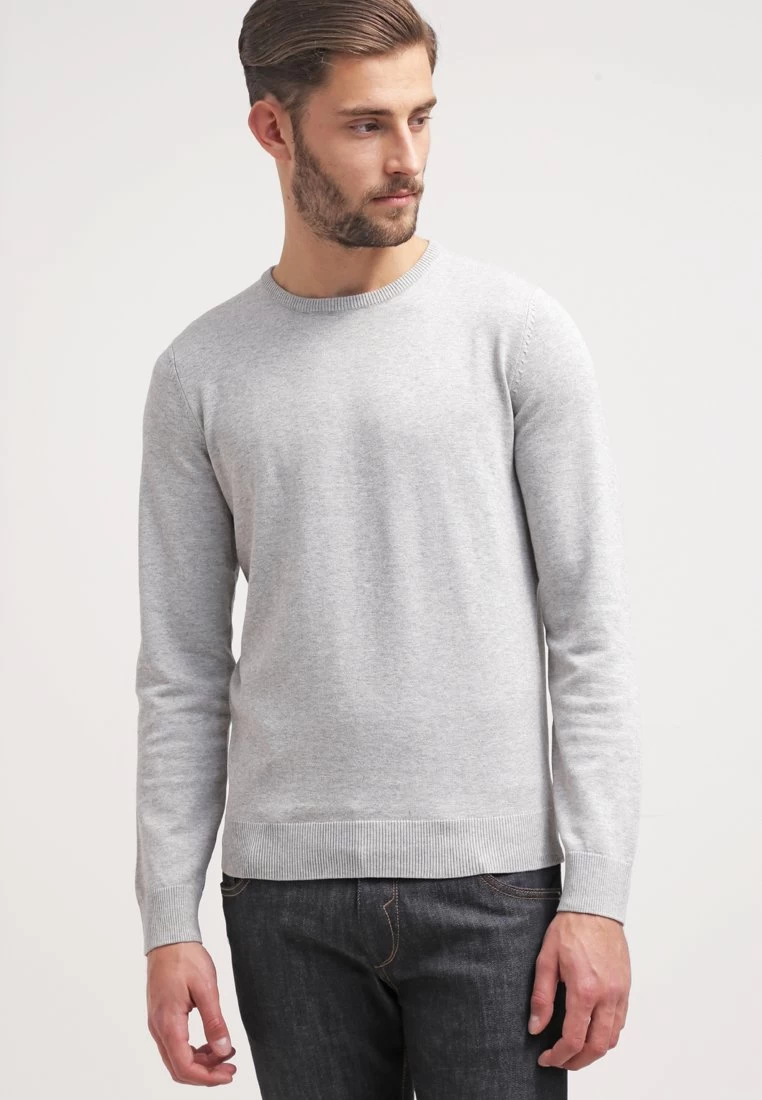 Basic Crewneck - Jumper - Light Grey