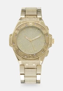 Pier One Unisex - Watch - Gold-Coloured