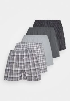 Pier One 5 Pack - Boxer Shorts - Black/Grey/White